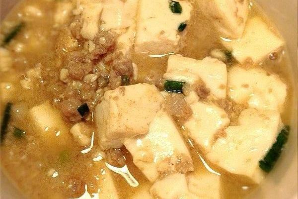 豆腐肉末湯