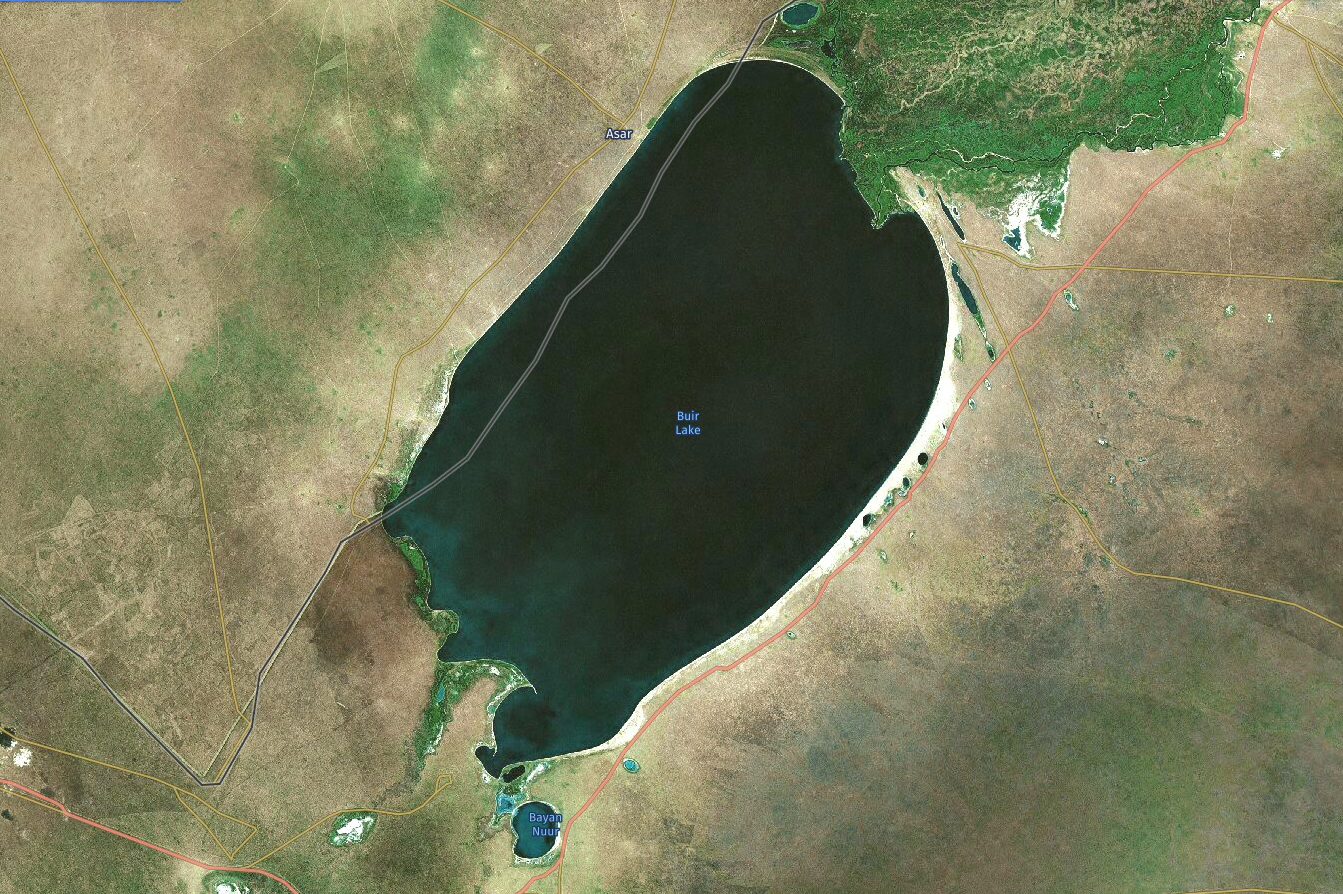 貝爾湖衛星圖