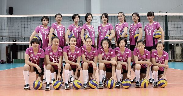 全國女排聯賽全家福 上海隊