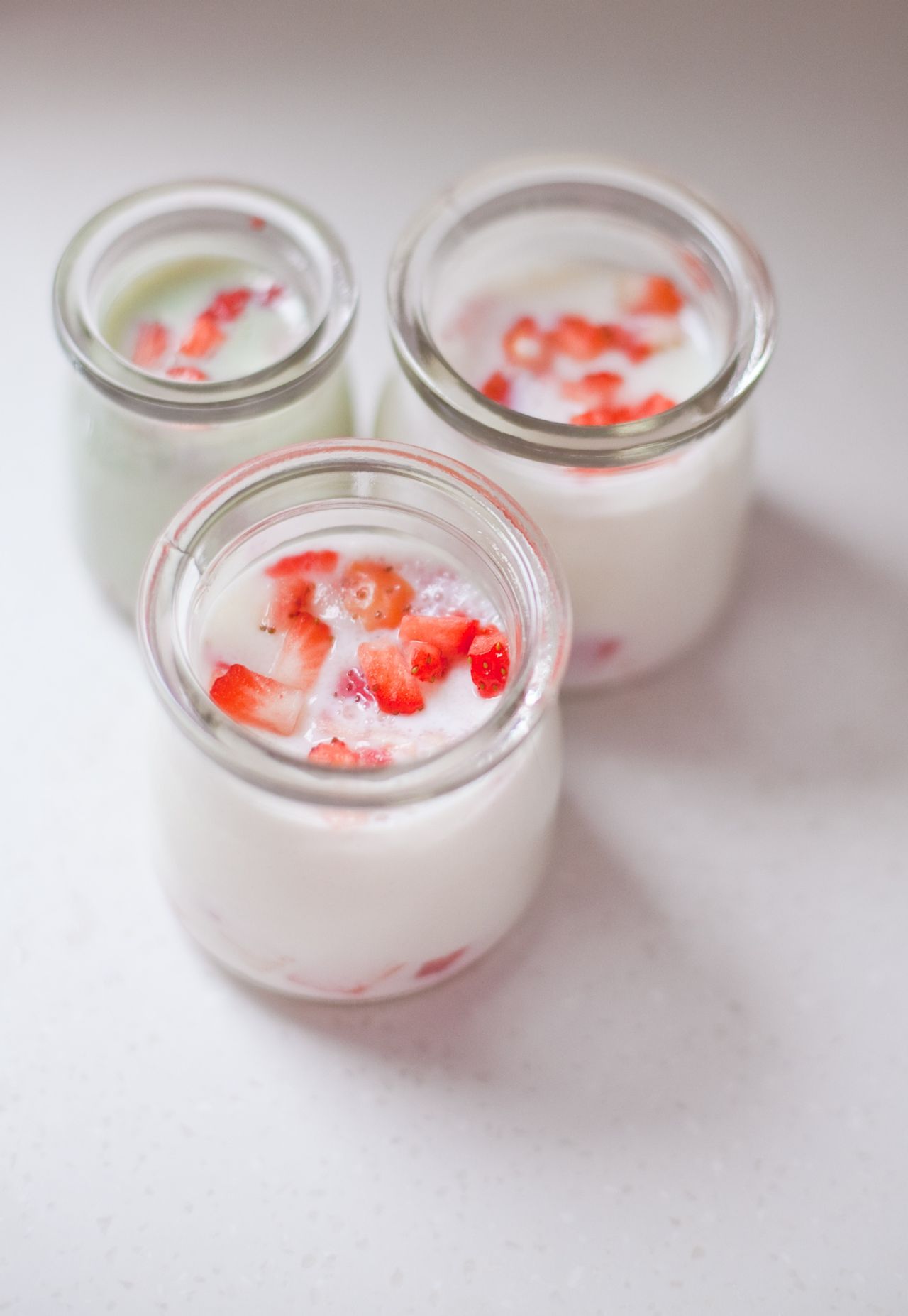 草莓牛奶凍