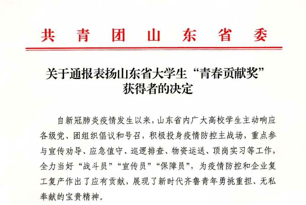 青春貢獻獎 青春貢獻獎