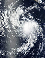 熱帶風暴費利西婭 衛星雲圖