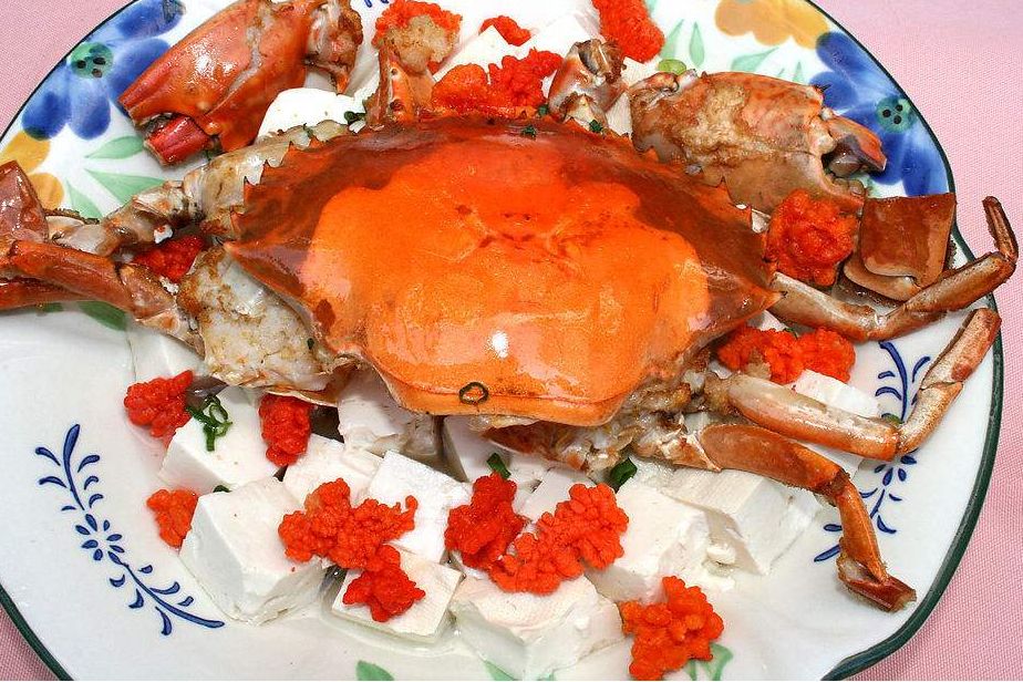 蟹蒸豆腐 蟹蒸豆腐