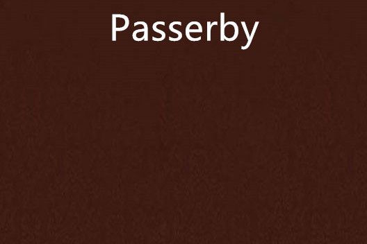 Passerby(蒔錦顏創作的網路小說) Passerby(蒔錦顏創作的網路小說)
