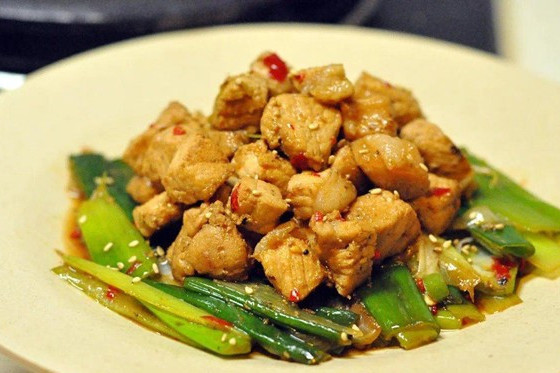 蔥爆肉丁 蔥爆肉丁