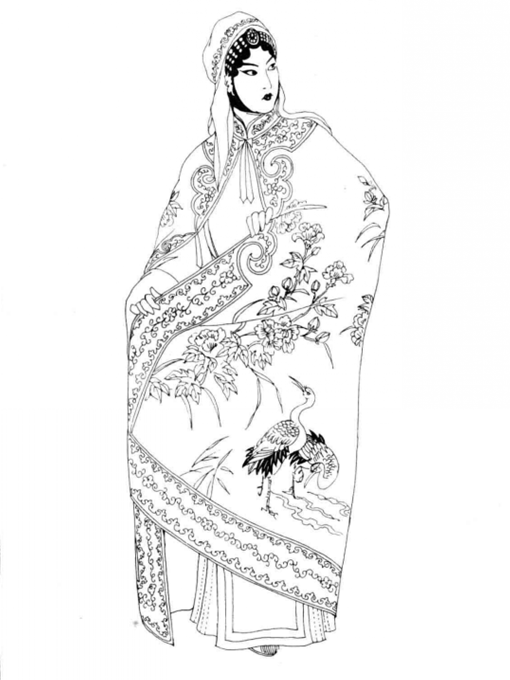 女花斗蓬