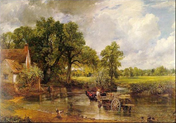 乾草車(1821年約翰·康斯太勃爾創作油畫)