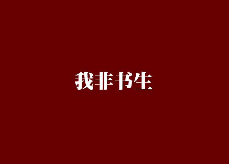 我非書生 我非書生