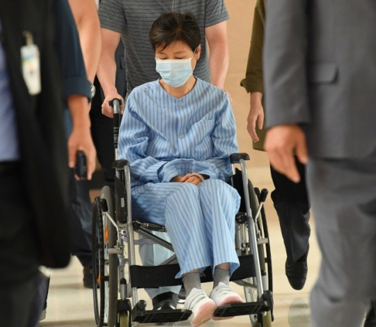 朴槿惠被捕後曾多次送院治療