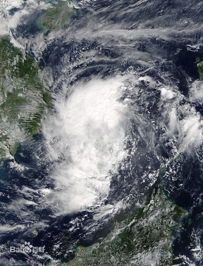 熱帶風暴鴻雁   衛星雲圖