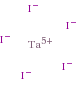 TaI5 分子結構