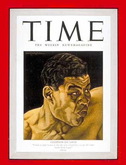 喬·路易斯登上《時代周刊》封面（1941年）