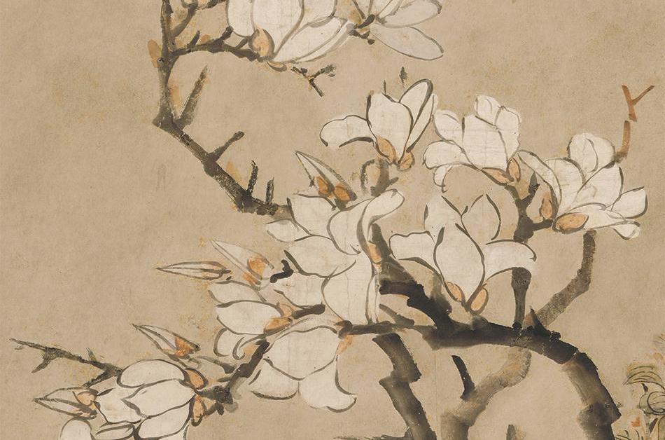 牡丹圖(清代蔣廷錫創作絹本墨筆畫) 牡丹圖(清代蔣廷錫創作絹本墨筆畫)