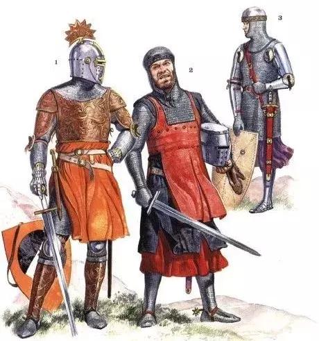14世紀的北義大利精銳傭兵 裝備類似封建騎士