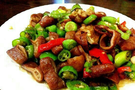 青椒肥腸 青椒肥腸