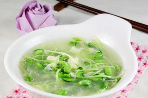 腐皮豆苗湯 腐皮豆苗湯