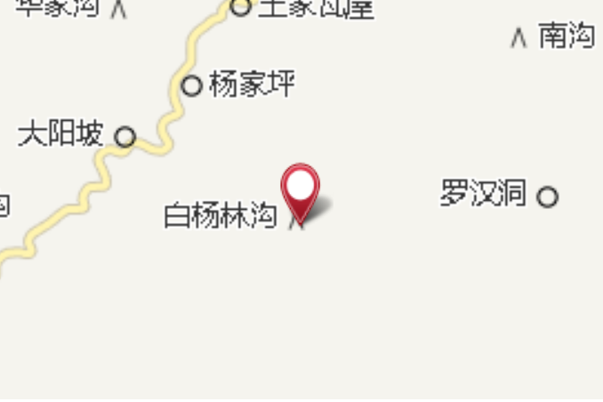 白楊林溝 白楊林溝
