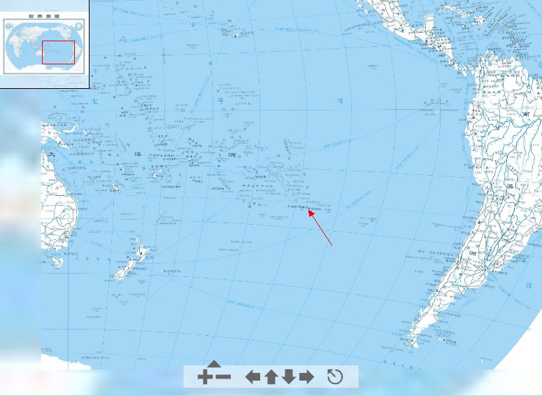 皮特凱恩群島在世界地圖上的位置