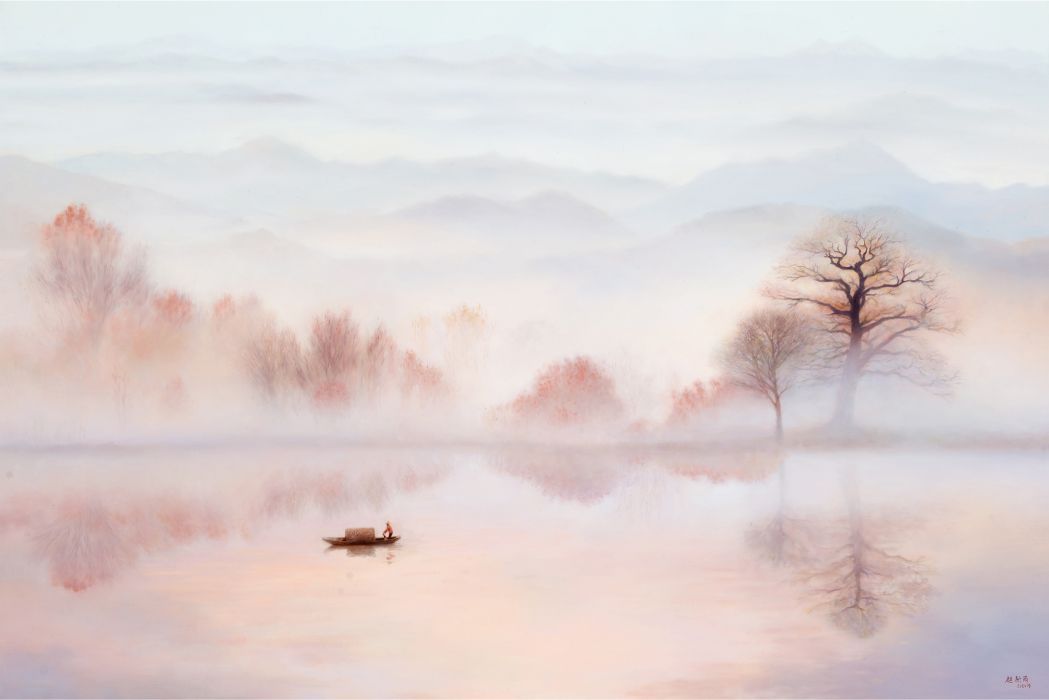 江南水鄉(趙新雨油畫作品) 江南水鄉(趙新雨油畫作品)