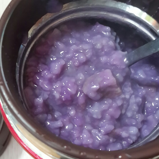 用燜燒杯做紫薯粥