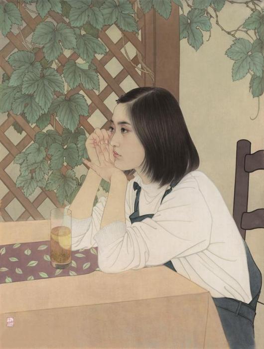 心語(何家英創作的中國畫) 心語(何家英創作的中國畫)