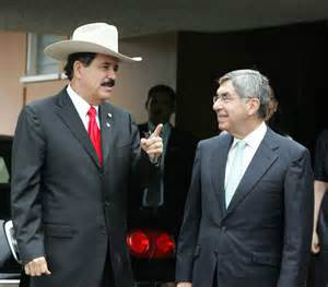 阿里亞斯和宏都拉斯總統塞拉亞