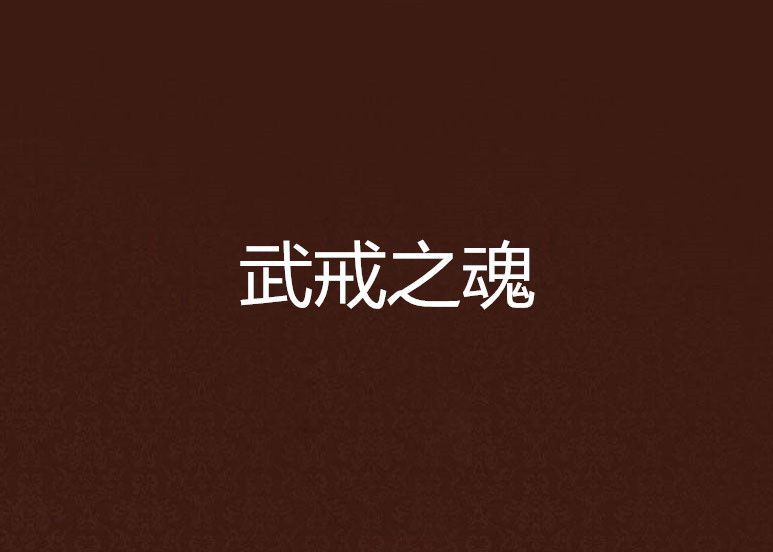 武戒之魂 武戒之魂