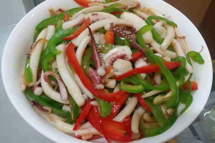 雙椒鮮魷 雙椒鮮魷