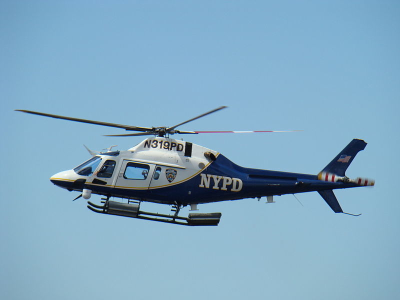 紐約警察局使用的Agusta A 119 Koala直升機