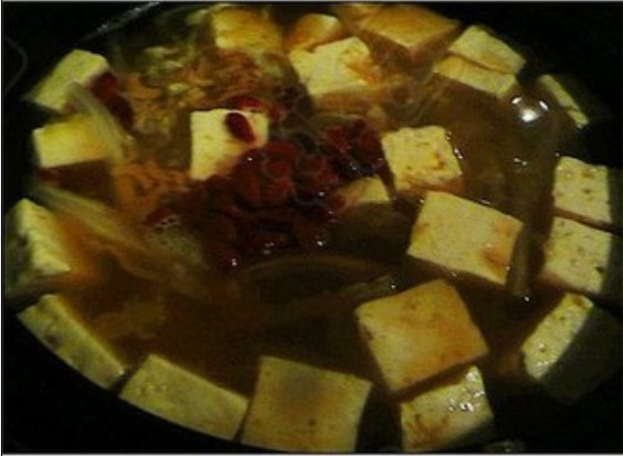 海米白菜豆腐湯
