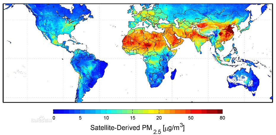 全球空氣品質地圖