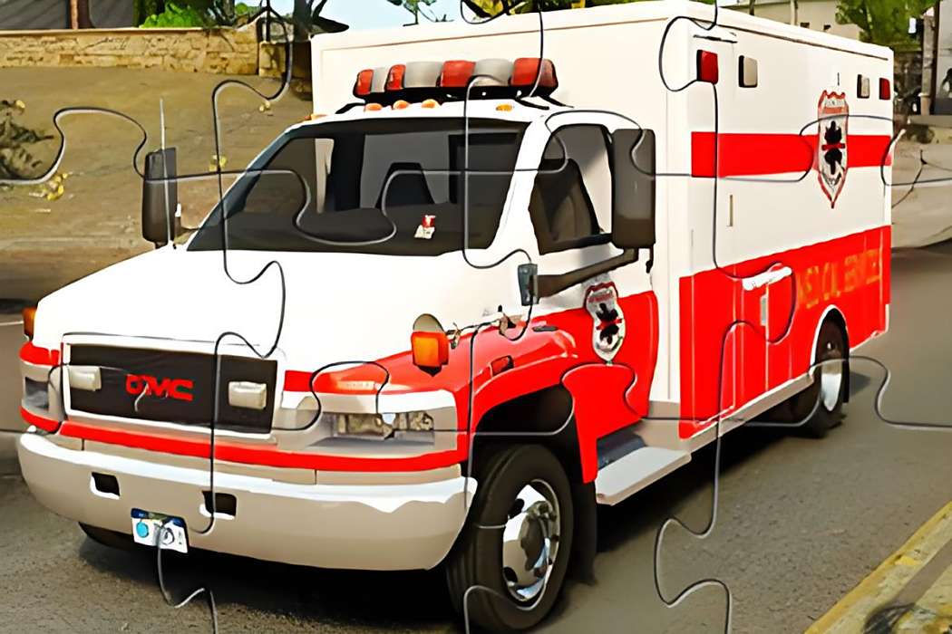 GMC救護車拼圖 GMC救護車拼圖