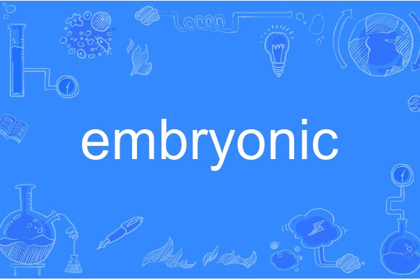 embryonic embryonic