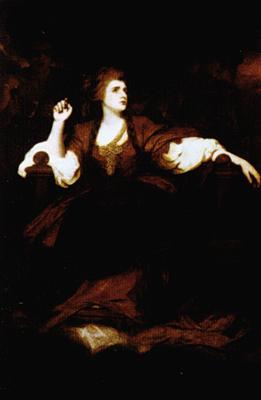 扮演悲劇女神的西頓夫人，雷諾茲1784年作品