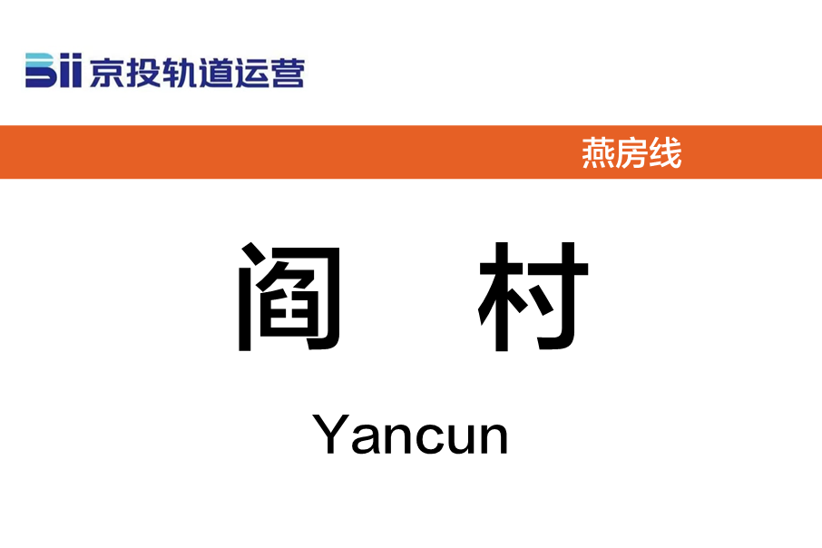 閻村站 閻村站