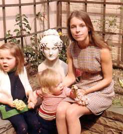 Lady Lucan with Frances and George