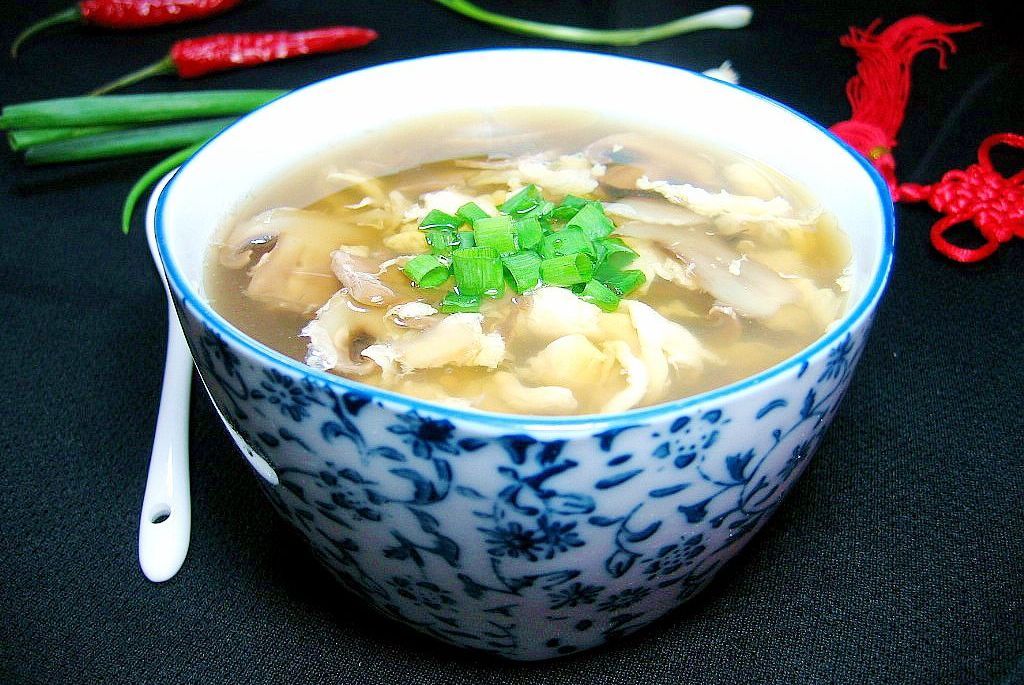 口蘑乳鴿湯