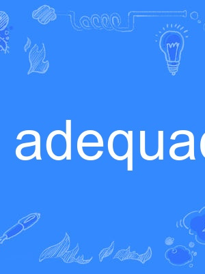 adequacy adequacy