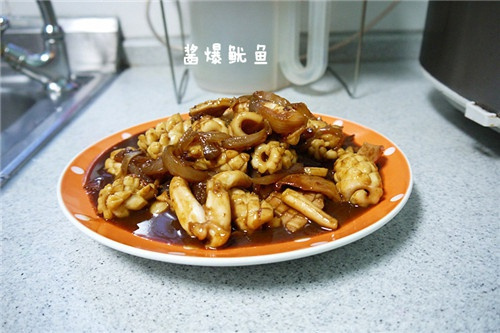 簡易醬爆魷魚 簡易醬爆魷魚
