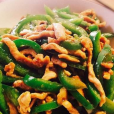 炒青椒肉絲 炒青椒肉絲