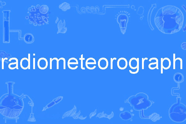 radiometeorograph radiometeorograph