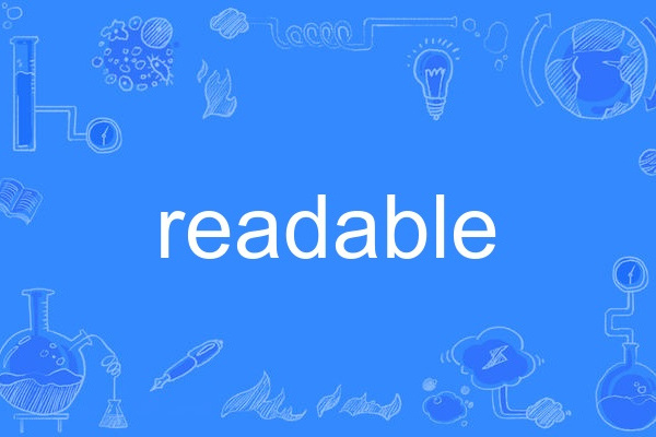 readable readable