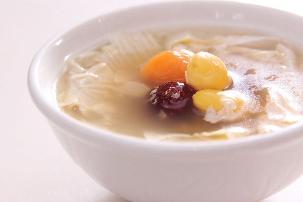 茶露白果