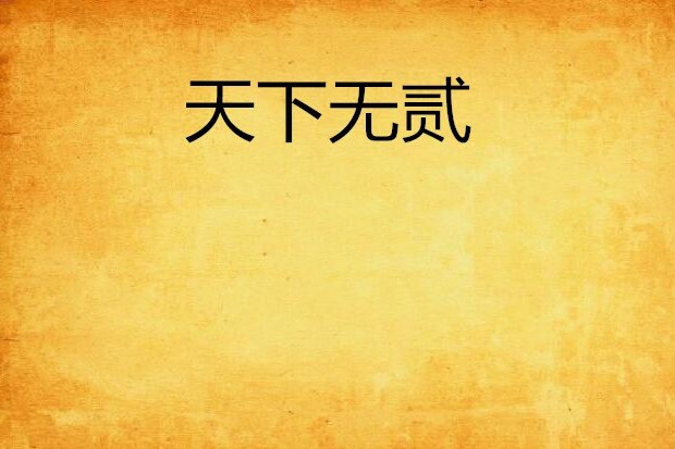 天下無貳 天下無貳