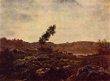 1850年作，巴比松景觀。