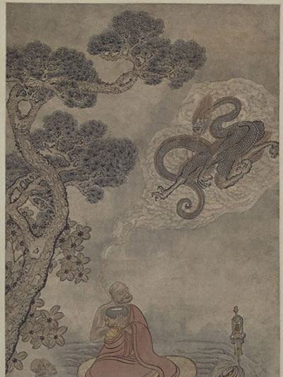 羅漢圖(明代吳彬創作的絹本設色畫) 羅漢圖(明代吳彬創作的絹本設色畫)