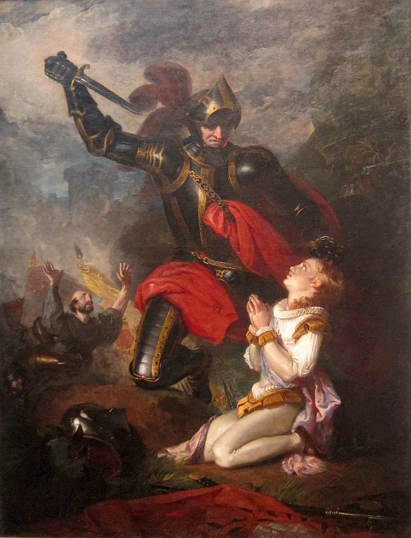 年幼的埃德蒙德 也在戰鬥中被魯斯領主處決