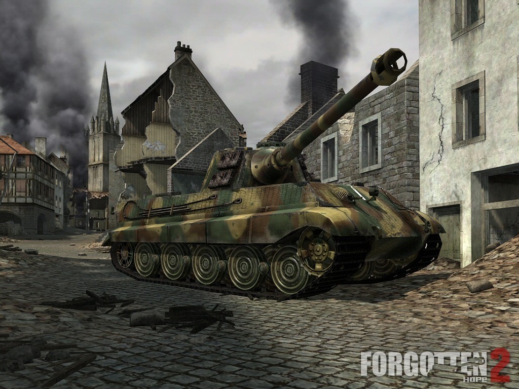 玩家可以使用虎王坦克