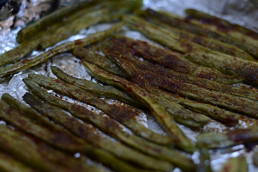 烤豆角 烤豆角