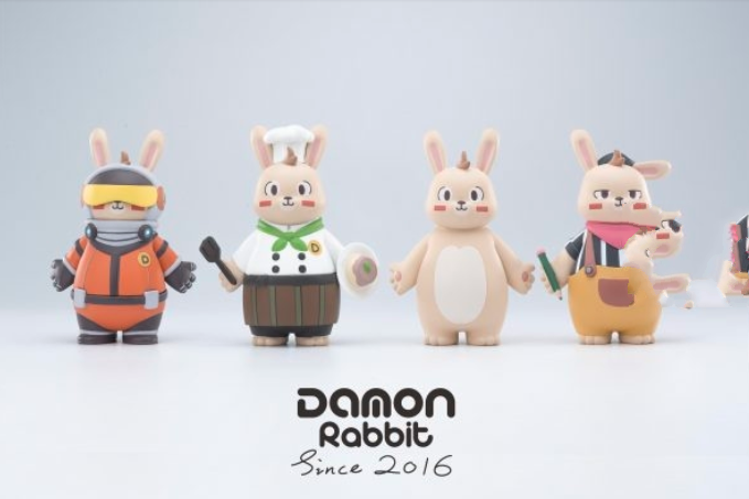 3Stone 呆毛兔 DAMON RABBIT 3Stone 呆毛兔 DAMON RABBIT